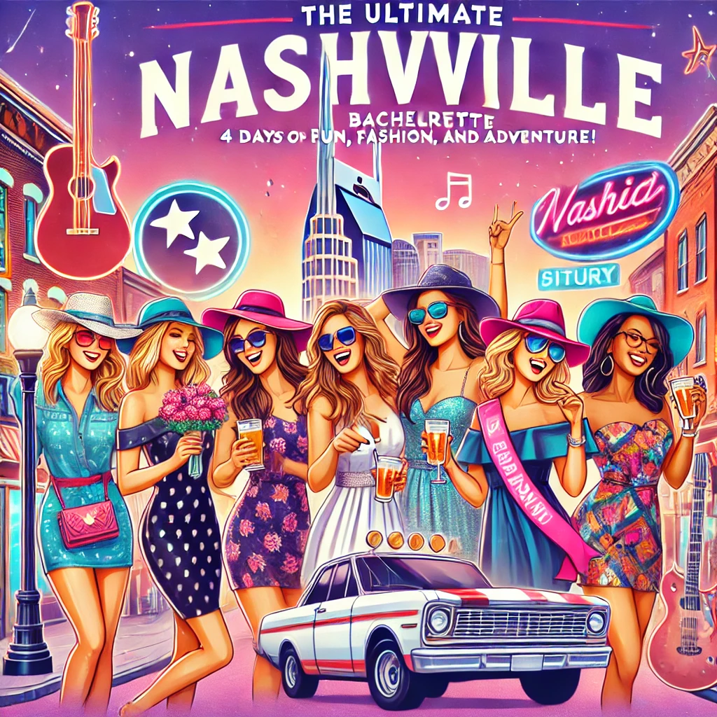 The Ultimate Nashville Bachelorette Party: 4 Days of Epic Fun, Fashion, and Adventure!